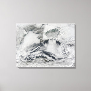 Cloudvorming over het zwarte Zee Canvas Afdruk