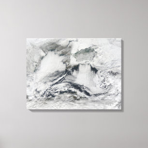 Cloudvorming over het zwarte Zee Canvas Afdruk