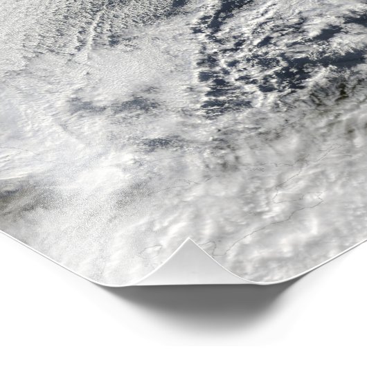 Cloudvorming over het zwarte Zee Foto Afdruk (Hoek)