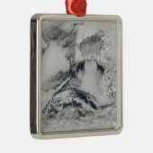 Cloudvorming over het zwarte Zee Metalen Ornament (Rechts)