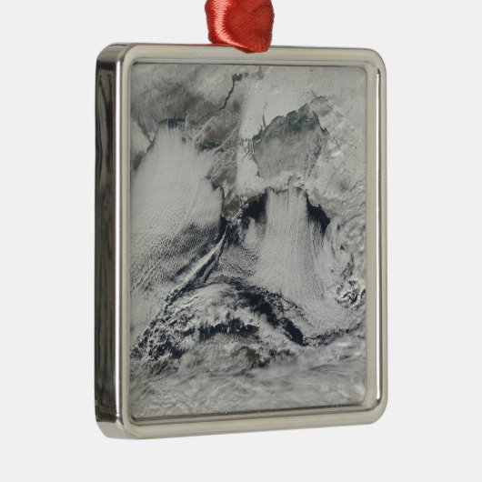 Cloudvorming over het zwarte Zee Metalen Ornament (Rechts)