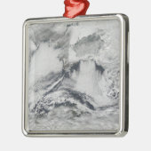 Cloudvorming over het zwarte Zee Metalen Ornament (Links)