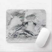 Cloudvorming over het zwarte Zee Muismat (Met muis)