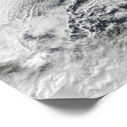 Cloudvorming over het zwarte Zee Poster (Hoek)