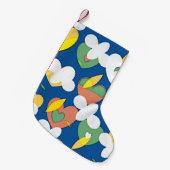 Cloudy Big Heart Kawaii Kleine Kerstsok (Voorkant (Hangend))