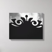 Cloudy Black Gate Canvas Afdruk (Voorkant)