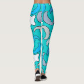 Cloudy Blue Moon Leggings (Achterkant)