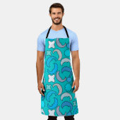 Cloudy Blue Moon Schort (Gedragen)