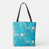 Cloudy Blue Moon Tote Bag (Achterkant)