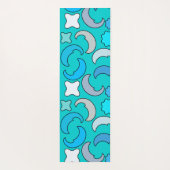 Cloudy Blue Moon Yogamat (Achterkant)