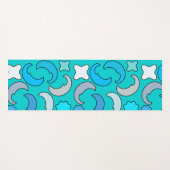 Cloudy Blue Moon Yogamat (Voorkant (horizontaal))