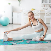 Cloudy Blue Moon Yogamat