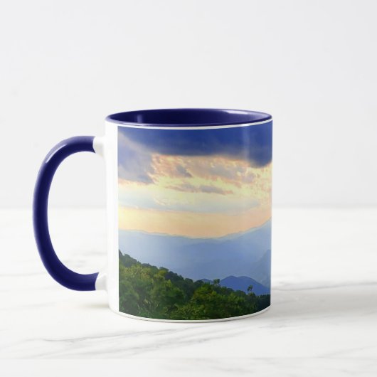 Cloudy Blue Ridge Mountains Mok (Links)