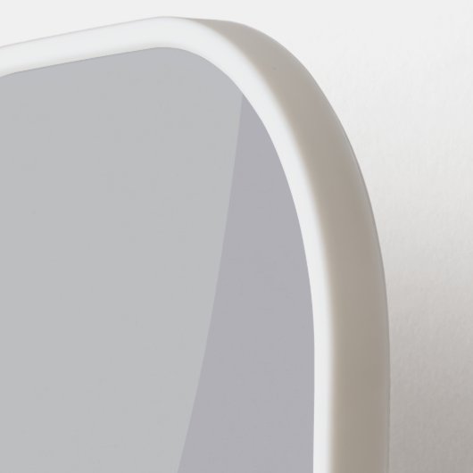 Cloudy Blue Sky Circle Stripe with Name Pickleball Paddle (Links Detail)