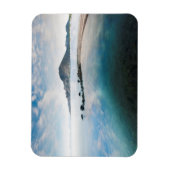Cloudy Blue Sky dat in het meer tot uitdrukking ko Magneet (Verticaal)