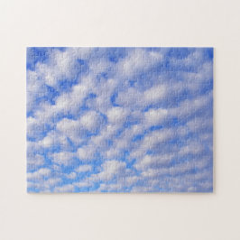 Cloudy Blue Sky Puzzle Legpuzzel