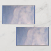Cloudy Blue Sky Visitekaartje (Voorkant / Achterkant)