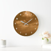 Cloudy Brown Sky Grote Klok (Huis)