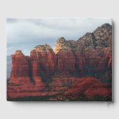 Cloudy Coffee Pot Rock in Sedona Arizona Gastenboek (Achterkant)