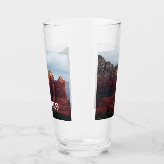 Cloudy Coffee Pot Rock in Sedona Arizona Glas (Links)