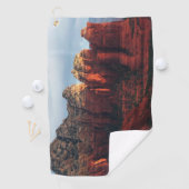Cloudy Coffee Pot Rock in Sedona Arizona Golfhanddoek (Insitu)