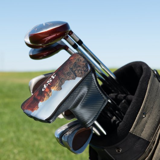 Cloudy Coffee Pot Rock in Sedona Arizona Golfheadcover (Insitu)