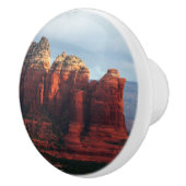 Cloudy Coffee Pot Rock in Sedona Arizona Keramische Knop (Rechts)