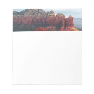 Cloudy Coffee Pot Rock in Sedona Arizona Notitieblok