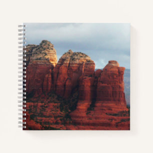Cloudy Coffee Pot Rock in Sedona Arizona Notitieboek