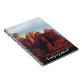 Cloudy Coffee Pot Rock in Sedona Arizona Notitieboek (Rechterzijde)