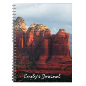 Cloudy Coffee Pot Rock in Sedona Arizona Notitieboek (Voorkant)