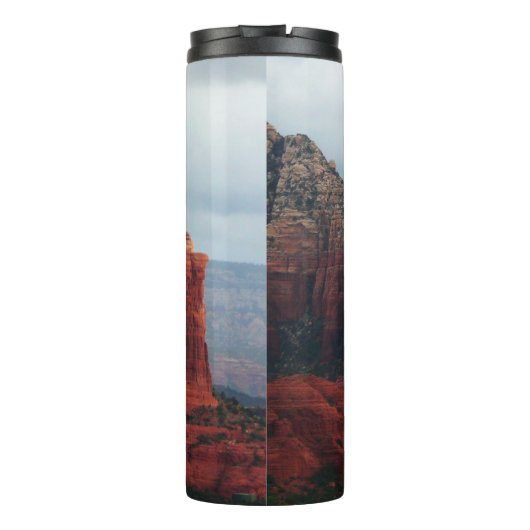 Cloudy Coffee Pot Rock in Sedona Arizona Thermosbeker (Achterkant)