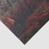Cloudy Coffee Pot Rock in Sedona Arizona Tissuepapier (Detail)