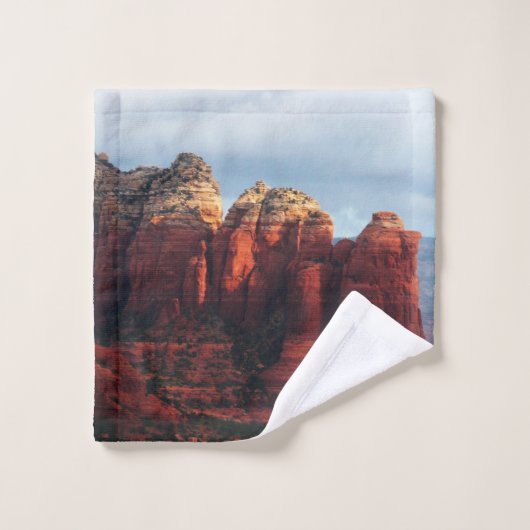 Cloudy Coffee Pot Rock in Sedona Arizona Washandje (Wasdoekje)