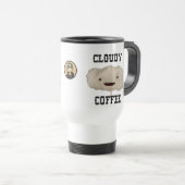 Cloudy Coffee Travel Mug Reisbeker (Voorkant rechts)