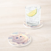 Cloudy Cuddle Cat Onderzetter (Zijkant)