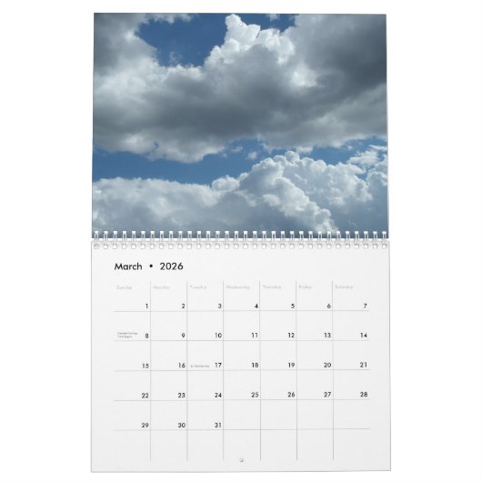 Cloudy dagen kalender (Mar 2026)