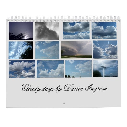 Cloudy dagen kalender (Achterkant)