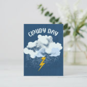 Cloudy Day Briefkaart (Staand voorkant)