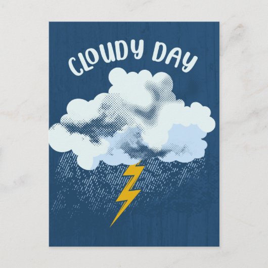 Cloudy Day Briefkaart (Voorkant)