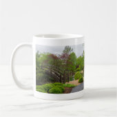 Cloudy Day Garden Stroll Coffee Mok (Links)