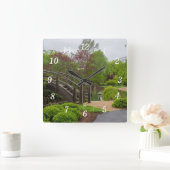 Cloudy Day Garden Stroll wandklok (Huis)