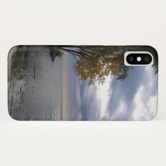 Cloudy Day Lake Ontario Case-Mate iPhone Case (Achterkant (horizontaal))