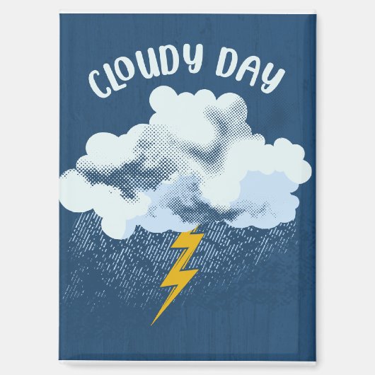 Cloudy Day Magneet (Voorkant)