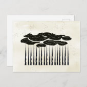 Cloudy Day of Vellum Briefkaart (Voorkant / Achterkant)