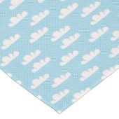 Cloudy Dotty Sky Pattern Korte Tafelloper (Hoek)