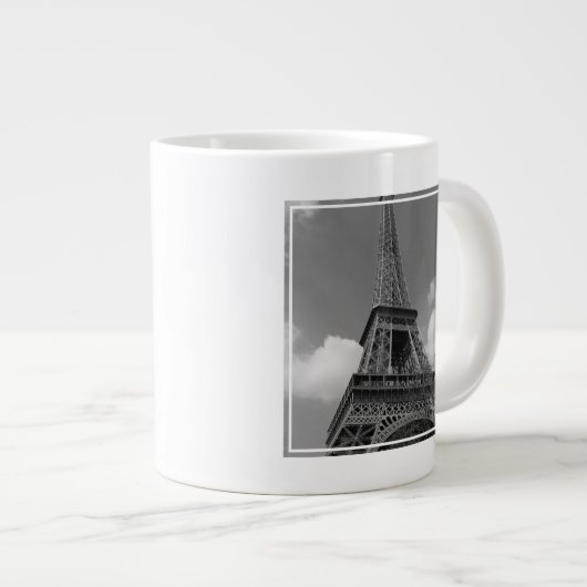 Cloudy Eiffel in Black and White, 2015 Grote Koffiekop (Voorkant rechts)