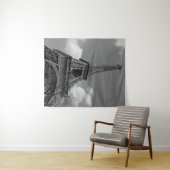 Cloudy Eiffel in Black and White, 2015 Wandkleed (In Situ (horizontaal))