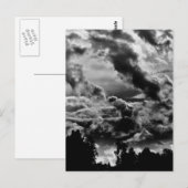 Cloudy Evening Briefkaart (Voorkant / Achterkant)
