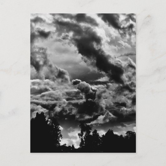 Cloudy Evening Briefkaart (Voorkant)